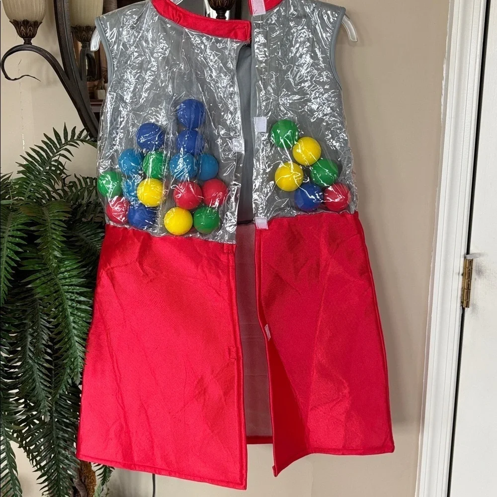 Brand New Dress Up America Kids Halloween Gumball Machine Costume Dress Colorful